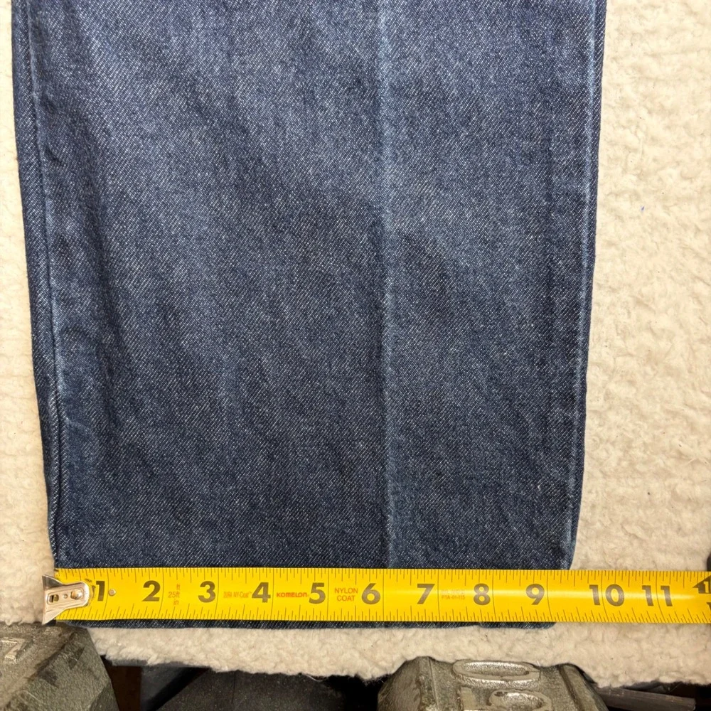 Y2K Levis 517 Mens Bootcut Jeans Dark Indigo Denim 38x30 Blue Cotton Pants